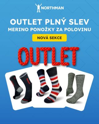 Spouštíme OUTLET! 🎉 Nově na našem e-shopu najdete kategorii OUTLET, kde na vás čekají české merino ponožky se slevou 50 %....